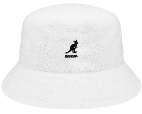 Kangol bermuda bucket hat white clearance